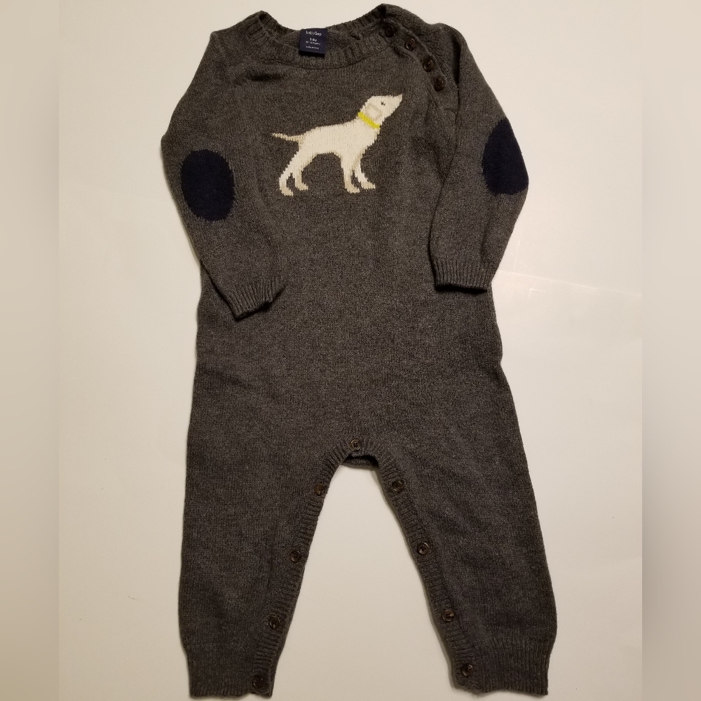 2012 vguc Gap 12-18 months sweater romper - Picture 5 of 15